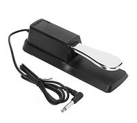 Taidda Pedal de Sostenido Almohadilla Antideslizante de Lengüeta de Metal de Alta Compatibilidad para Piano Eléctrico Sintetizador de Teclado MIDI 9,06 X 2,95 X 2,36 Pulgadas para Entusiastas de la