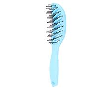 Taidda Peine de Pelo de Menisco, Peine de Nailon Suave para Peluquería, Cepillo de Masaje para el Cabello, para Peinado de Hombres y Mujeres, ABS/nylon, 9,3x1,7x1,2 Pulgadas (BLUE)