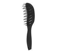 Taidda Peine de Pelo de Menisco, Peine de Nailon Suave para Peluquería, Cepillo de Masaje para el Cabello, para Peinado de Hombres y Mujeres, ABS/nylon, 9,3x1,7x1,2 Pulgadas (BLACK)