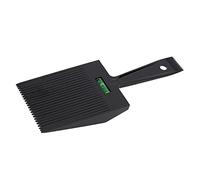 Taidda Peine Guía Superior Plano, Cortadora de Pelo de Precisión, Peine para Barbería, Herramienta de Corte de Pelo para Hombre y Mujer, Material ABS Negro