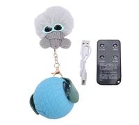 Taidda Pelota Interactiva de Juguete para Gatos con Movimiento Automático con Detección Inteligente y Chirridos de Pájaros para Juegos en Interiores y Estimulación Mental