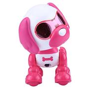 Taidda Perro Robot, Juguete para Mascotas, Cachorro Interactivo Inteligente con Función de Grabación para Niños, Regalo Educativo y Diversión para Jugar (Rosa roja)