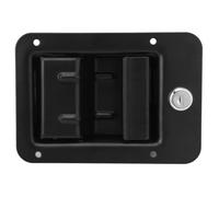 Taidda Pestillo de Manija de Caja de Herramientas de Acero Inoxidable Resistente para Caravanas, Vehículos Recreativos, 162x115mm con Llave