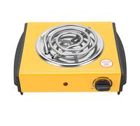 Taidda Placa Calefactora Eléctrica, Quemador en Espiral Simple de Encimera de Acero Inoxidable con Control de Temperatura de Precisión, Fácil de Limpiar para Preparar café