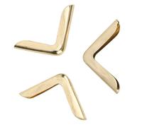 Taidda Protector de Esquina de álbum de Fotos de Hierro Retro Protector de Borde Dorado de Latón Encantador 50 Piezas Gran Decoración para Libros Álbumes de Recortes Menús Peso Ligero (Color latón