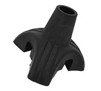 Taidda Punta de Bastón Duradera de 19 Mm con Diseño de Tres Postes, Antideslizante para Todas las Superficies, Tamaño Universal para Bastones Estándar