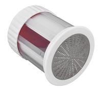 Taidda Rallador de Queso Trituradora Eficiente de Acero Inoxidable para Cocina Casera, Trituradora de Mantequilla Portátil para Verduras Frutas Rojo+blanco