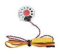 Taidda RC Car Mini Siren Horn Speaker Simulador de Sonido Universal Premium para Vehículos RC 1/10 1/8, Fácil Instalación, Control Manual/remoto para Entusiastas de los Modelos de Automóviles