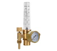 Taidda Reductor de Presión de Argón Medidor de Flujo de Gas Duradero para Soldadura TIG Soldadura MIG, PC + Latón para 0-3500 PSI CGA580 Conector para Cilindro de Gas de por de Argón TIG