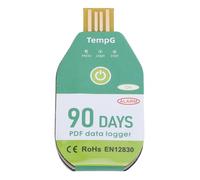 Taidda Registrador de Datos de Temperatura USB Resistente Al Agua IP67 Registrador PDF de Fácil Exportación para Transporte en Cadena de Frío ABS (90 días)