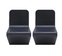 Taidda Reposapiés de Ducha para Patas de Afeitado, Soporte de Pedal Antideslizante Triangular Montado en la Pared, sin Taladro, para Almacenamiento de Ducha en el Baño, Juego de 2, 6,3 X 3,8 X,5