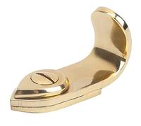 Taidda Reposapiés de Latón para Saxofón, Diseño Ergonómico, Parte Trasera Curvada, Pieza de Repuesto Dorada W27 para Amantes del Saxofón