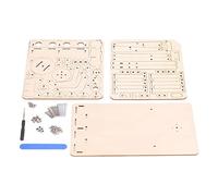 Taidda Robot Brazo de Construcción de Juguete, Modelo Mecánico Hidráulico para Juego de Enseñanza para Niños, Juego de Herramientas de Madera