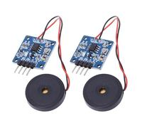 Taidda Sensor de Vibración Piezoeléctrico, Módulo de Sensor de Vibración de Cerámica Analógico Potenciómetro de Sensibilidad Ajustable Salida Nivel TTL para Proyectos Interactivos