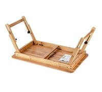 Taidda Soporte Ajustable de Madera para Ordenador Portátil de bambú para sofá Cama, Oficina, Mesa Plegable Portátil para Ahorrar Espacio, Respetuoso con el Medio Ambiente, Escritorio Plegable de