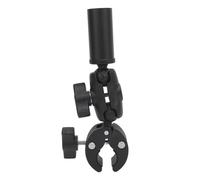 Taidda Soporte de Abrazadera Ajustable 360, Soporte de Poste de Aleación de Aluminio con Resistencia a la Intemperie, Ideal para Mini Antena Dishy, automóvil, RV, Escalera y Barra Transversal de