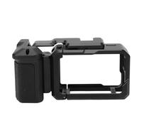 Taidda Soporte de Jaula para Cámara de Acción para dji Action 5 Pro 4 3, | Construcción robusta de aluminio, Puertos de liberación rápida, Agarre antideslizante, Múltiples orificios para cordón
