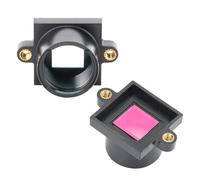 Taidda Soporte de Montaje de Lente Negro ABS para Cámara CCTV, Adaptador de Montaje Duradero M12x0.5 10 Piezas para Accesorios de Cámara