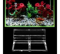 Taidda Soporte para Estante de Cubierta de Vidrio para Pecera, Abrazadera de Soporte de Tamaño Compacto Acrílico de 5mm de Ancho para Acuario, Tanque de Hierba, Tanque de Tortugas (5 mm)
