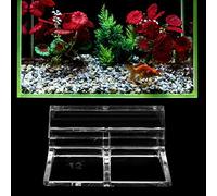 Taidda Soporte para Estante de Cubierta de Vidrio para Pecera, Abrazadera de Soporte de Tamaño Compacto Acrílico de 5mm de Ancho para Acuario, Tanque de Hierba, Tanque de Tortugas (12mm)
