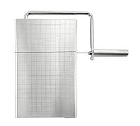 Taidda Tabla Cortadora de Queso Ajustable, Cortadora de Queso de Alambre de Acero Inoxidable con 5 Cables de Repuesto y Pies Antideslizantes, para Cortar Mantequilla (con escala)