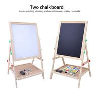 Taidda Tablero de Dibujo de Madera de Doble Cara que Inspira la Creatividad de los Niños para Clases de Arte, Material de Madera de Pino de Primera Calidad