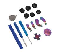 Taidda Thumbsticks de Metal para Controlador Serie 2, 6 Joysticks de Intercambio, 4 Paletas, 2 Almohadillas D, Piezas de Repuesto, con Empuñaduras Texturizadas y Herramientas