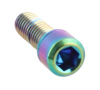 Taidda Tornillo de Cabeza Cónica de Titanio, Ligero para Bicicleta de Montaña, Sujetador con Arandela para Deportes y Automoción, Hecho de Aleación de Titanio (M6X16)