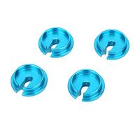 Taidda TRXXAS Slash 2WD RC Car Upgrade Retenedores de Resorte con Cabezas de Pistón, Elegantes Accesorios de Aleación de Aluminio y Plástico para Jinetes, 4 Piezas Retenedores de Resorte y Pistones