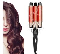 Taidda- Varita de rizador de Cabello de 3 barriles, rizador de Cabello Varita de rizador de Cabello de Tubo Triple, Herramienta de Peinado eléctrica de turmalina de 2 temperaturas