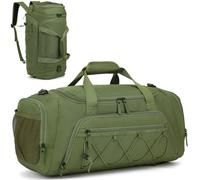 TAIHOYIN Bolsa de Viaje Hombre 40L Mediana Bolsa Deporte Mujer con Compartimento para Zapatos Bolsa Cabina para Viajes, Camping, Gimnasio, Deportes, Senderismo Duffle Bag, Verde