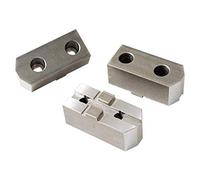 TAIKI 3900-4758 Juego de mandíbula de acero suave de 3 piezas, tamaño de portabrocas de 8 pulgadas