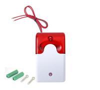 Taikuwu 105dB Wired Blinklicht Strobe Sirene Sound Alarma Sistema de seguridad para el hogar Licht Sirene (220, Volt)