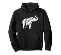 Tailandia Elefante Asiático Palabra Arte - Animal Divertido Sudadera con Capucha