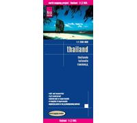 Tailandia, mapa de carreteras impermeable. Escala 1:1.200.000. Reise-Know-How. (Thailand: REISE.3060)