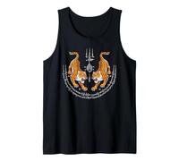 Tailandia Sak Yant Tatuaje Tailandés Tigre Muay Thai Camiseta sin Mangas