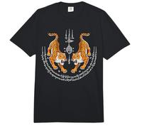 Tailandia Sak Yant Tatuaje Tailandés Tigre Muay Thai Comfort Colors Adult Heavyweight T-Shirt