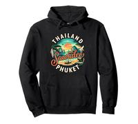 Tailandia Sawadee Phuket Tropical Viajes Isla Estilo Atardecer Sudadera con Capucha