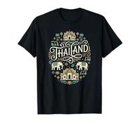 Tailandia Vacaciones Elefantes tailandeses Phuket Bangkok Chiang MAI Camiseta