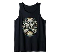 Tailandia Vacaciones Elefantes tailandeses Phuket Bangkok Chiang MAI Camiseta sin Mangas