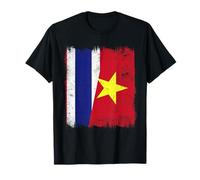 Tailandia Vietnam Media Bandera Tailandesa Vietnamita Historia Camiseta