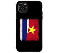 Tailandia Vietnam Media Bandera Tailandesa Vietnamita Historia Carcasa para iPhone 11 Pro MAX