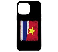 Tailandia Vietnam Media Bandera Tailandesa Vietnamita Historia Carcasa para iPhone 13 Pro MAX