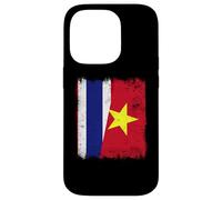 Tailandia Vietnam Media Bandera Tailandesa Vietnamita Historia Carcasa para iPhone 14 Pro