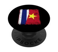 Tailandia Vietnam Media Bandera Tailandesa Vietnamita Historia PopSockets PopGrip Adhesivo