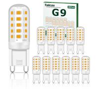 Tailcas Bombilla Led G9, 3000K 500LM 5W Equivalentes de 50W, 12 Pack