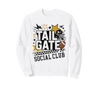 Tailgate Social Club, diseño Retro para el día del Partido de fútbol, Vintage Sudadera