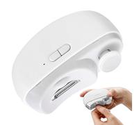 Taille-Ongles 3 En 1 - Matériau ABS, Prise Douce, Double Vitesse, LED | Polisseur Automatique Pour Ongles De Bébé, Coupe Sûre Pour Métro Avion Soins À Domicile