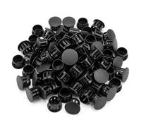TAILONZ 100Pz Tapón Plástico 1/2" Negro