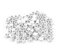 TAILONZ 100Pz Tapón Plástico 1/4" Blanco